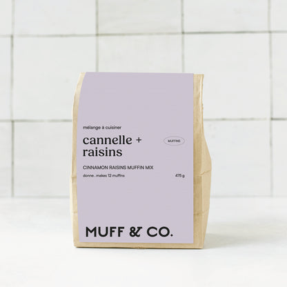 Mélange à muffins - Cannelle et raisins