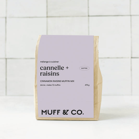 Mélange à muffins - Cannelle et raisins