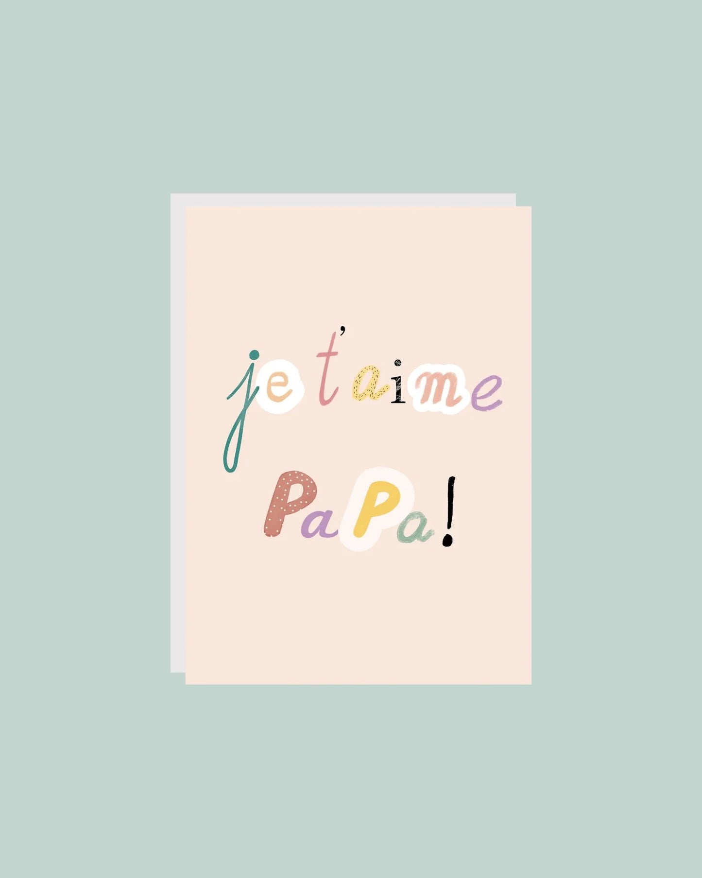 Carte de souhaits | Je t'aime papa