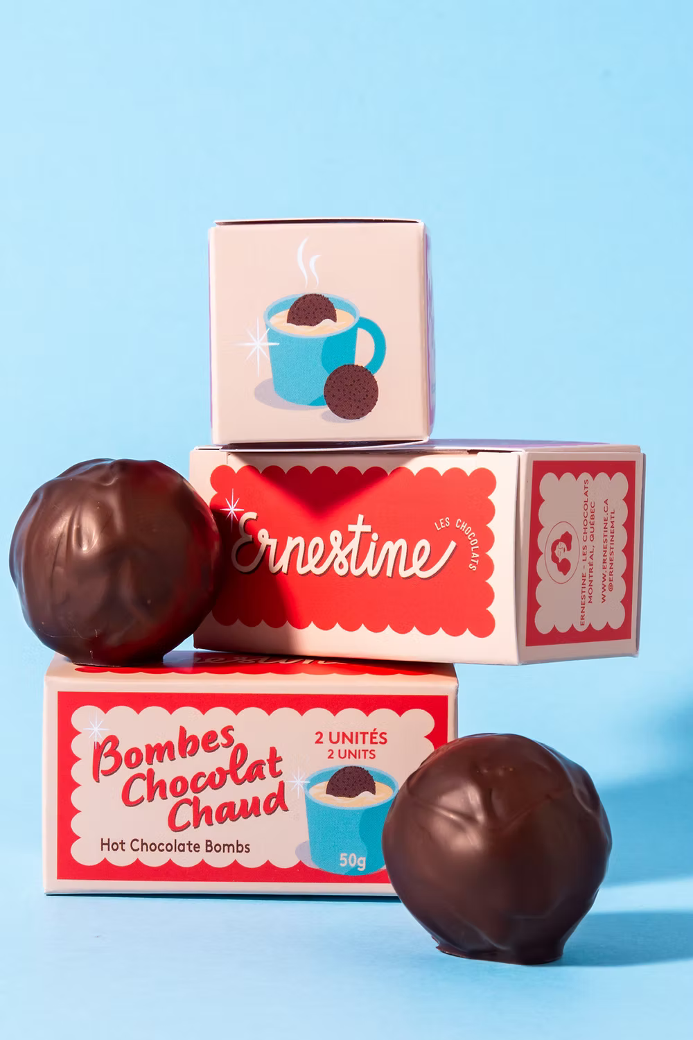 Bombes chocolat chaud