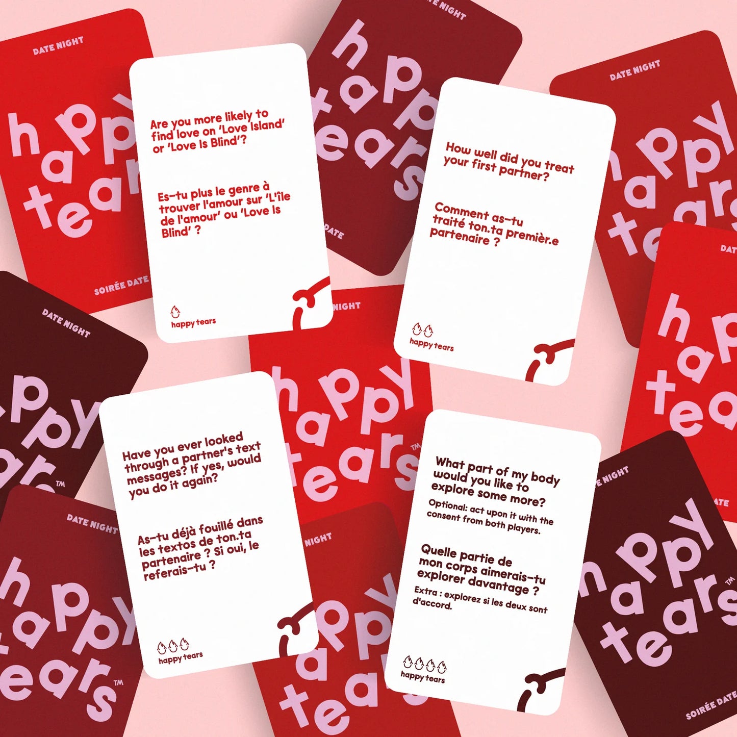 Jeu de cartes | Soirée date - Happy Tears