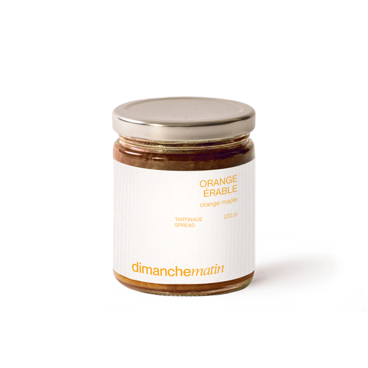 Tartinade - Orange et Érable