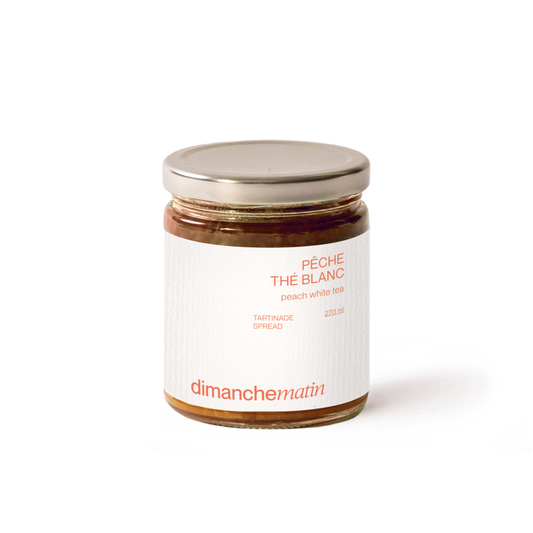 Tartinade - Pêche et thé blanc