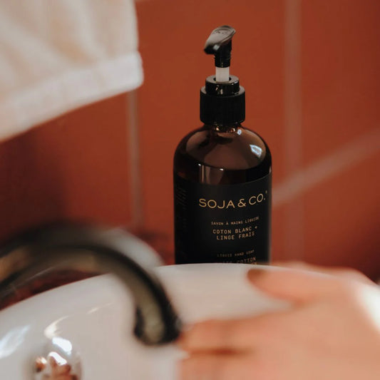 Savon à mains liquide - Coton blanc + Linge frais