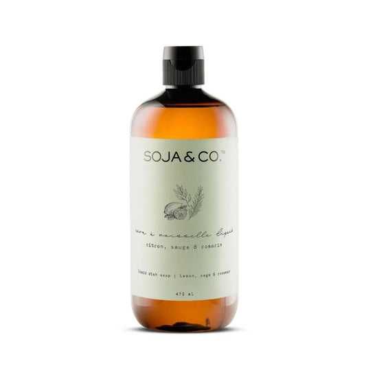 Savon à vaisselle liquide - Citron, Sauge & Romarin